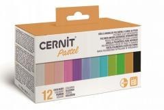 Modelina kolory pastelowe 12x25g