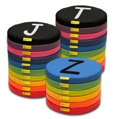 Poduszki kodura zestaw alfabet a-z 26szt