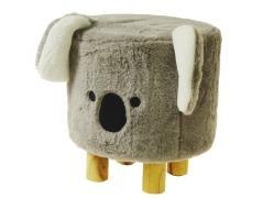 Pufa koala drewniane nogi