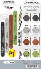 Zestaw pilników sanding stick optimal 4szt