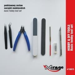 Zestaw podstawowych narzędzi modelarskich