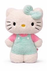 Hello Kitty Fluffy Plusz Zielona 40cm