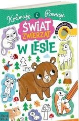 Kolorowanka a4 świat zwierząt - w lesie