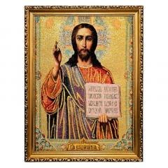 Obraz Haftowany Chrystus Pantokrator 42/32cm