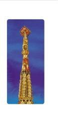 Karnet 12x23cm + koperta Gaudi Torre S. Familia