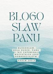 Karnet - Błogosław Panu