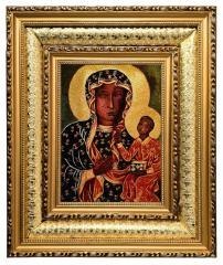 Obraz Haftowany Matka Boża Częstochowska 38x32cm