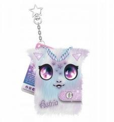 Pluszowy mini notatnik z zawieszką Astraia