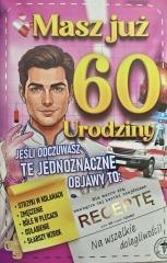 Karnet Urodziny 60 damskie
