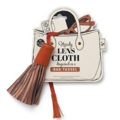 Czyścik zawieszany na torebkę - brązowy