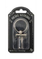 Silver Letter Keyring - brelok do kluczy litera T