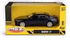 BMW i7 Silver Bluer