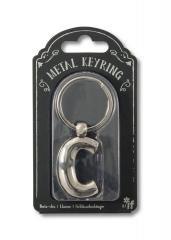 Silver Letter Keyring - brelok do kluczy litera C