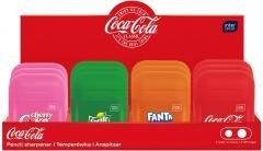 Temperówka podwójna z pojemnikiem CocaCola (12szt)