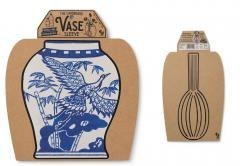 Wazon - kartonowy rękaw - Blue & White Oriental