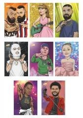 Zeszyt A5/60K kratka Pop Icons (10szt) MAR MAR