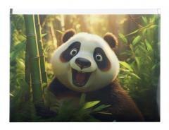 Koperta A4 PP z nadrukiem zip Panda