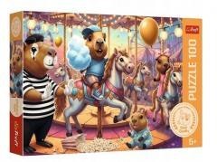 Puzzle 100 Kapibary na wakacjach TREFL