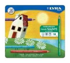 Kredki Color Gigant 18 kolorów LYRA