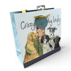 Torebka prezentowa średnia - Crazy Dog Lady Psiara