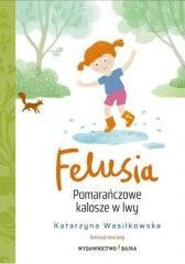 Felusia T.2 Pomarańczowe kalosze w lwy