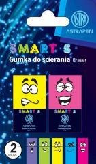 Gumka ołówkowa Smart S 2szt ASTRA