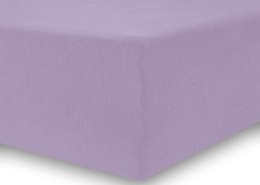 Prześcieradło AMBER kolor liliowy styl klasyczny materiał jersey 100-120x200 DecoKing - FITTED/AMBER/LAVENDERPURPLE/100-120x200+