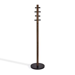 Wieszak stojący PILLAR umbra - RACK/PILLAR/COAT/BLACK/WALNUT