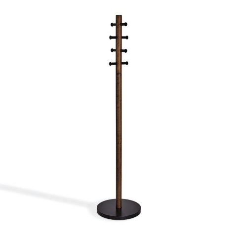 Wieszak stojący PILLAR umbra - RACK/PILLAR/COAT/BLACK/WALNUT