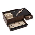 Organizer na biżuterię, kosmetyki STOWIT umbra - BOX/STOWIT/JEWELRY/BLACK/WALNUT