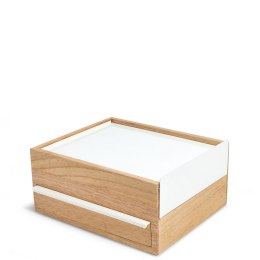 Organizer na biżuterię, kosmetyki STOWIT umbra - BOX/STOWIT/JEWELRY/WHITE/WOOD