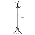 Wieszak stojący ERGO hakano - COATRACK/BLACK/49X49X176CM