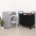 Kosz na pranie ERGO hakano - LAUNDRYCART/BLACK/3BAGS