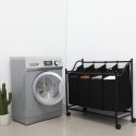 Kosz na pranie ERGO hakano - LAUNDRYCART/BLACK/4BAGS