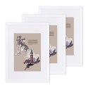 Ramka ERGO kolor biały hakano - PHOTOFRAME/WHITE/3PCS