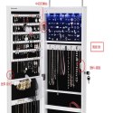 Lustro ERGO hakano - JEWELRYARMOIRE/WHITE/120X37X9,5CM