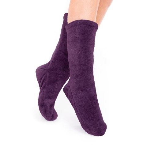 Skarpetki OLMA kolor fioletowy motyw klasyczny decoking - SOCKS/DK/OLMA/PURPLE/ONESIZE