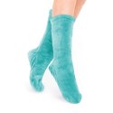 Skarpetki OLMA kolor turkusowy motyw klasyczny decoking - SOCKS/DK/OLMA/TURQUOISE/ONESIZE