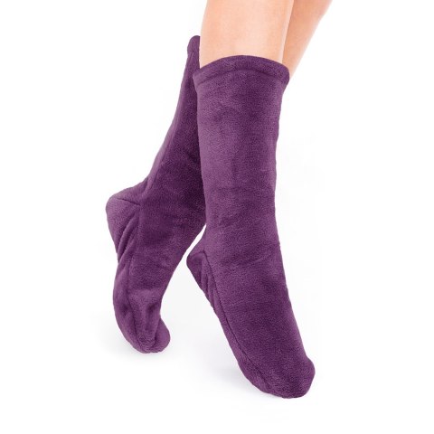 Skarpetki OLMA kolor fioletowy motyw klasyczny decoking - SOCKS/DK/OLMA/VIOLET/ONESIZE