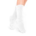 Skarpetki OLMA kolor biały motyw klasyczny decoking - SOCKS/DK/OLMA/WHITE/ONESIZE