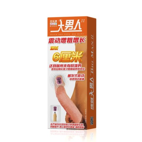 NAKŁADKA SILICONE SLEEVE WITH VIBRATION 05-0385