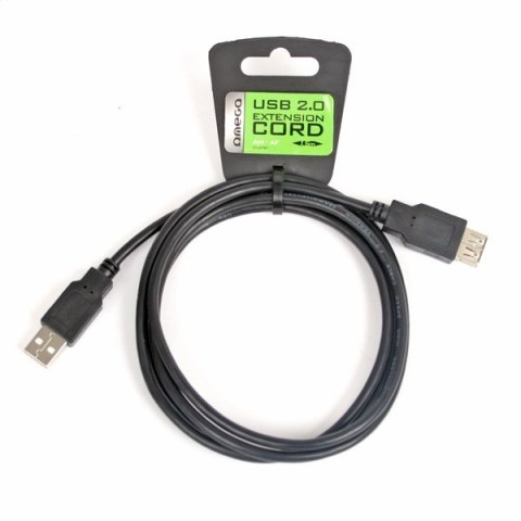 OMEGA PRZEDŁUŻACZ USB 2.0 AM - AF 1,5M BULK 56628