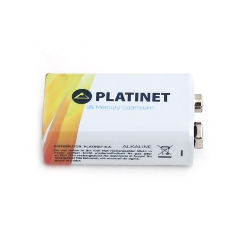 PLATINET BATTERY ALKALINE PRO 9V 6LR61 BLISTER*1 [43734]