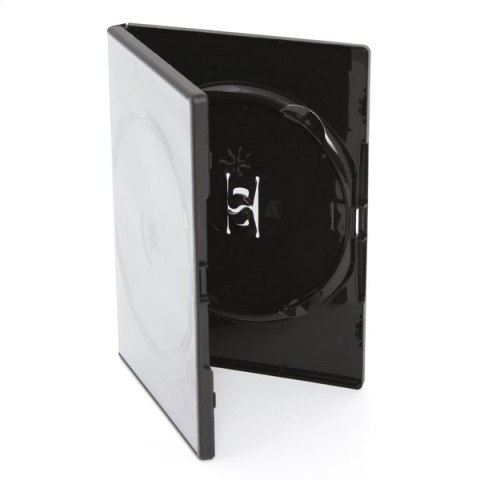 AMARAY PUDEŁKO DVD 14MM 2 BLACK GLOSSY SIDE-BY-SIDE 01236