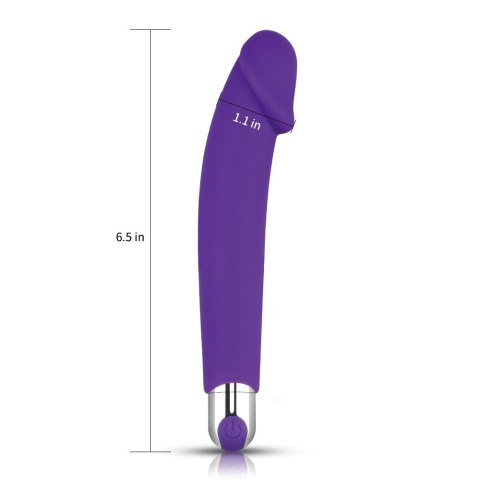 WIBRATOR RECHARGEABLE IJOY SILICONE DILDO 24-0097