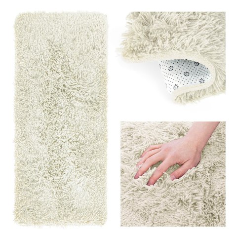 Dywan KARVAG kolor kremowy nowoczesny styl nowoczesny 160x200 AmeliaHome - RUG/AH/KARVAG/NONSLIP/IVORY/160x200