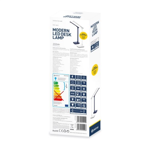 PLATINET RECHARGEABLE DESK LAMP LAMPKA BIURKOWA LED 6000MAH 5W USB-C NAVY BLUE [45241]