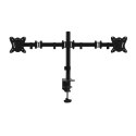 OMEGA MONITOR DESK MOUNT UCHWYT MONITOROWY DOUBLE MAX VESA 100x100 13"-27" 180 DEGREE ROTATE TILT [45064]
