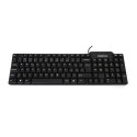 OMEGA KEYBOARD KLAWIATURA CZ BLACK [42658] TE