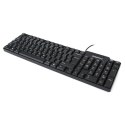 OMEGA KEYBOARD KLAWIATURA CZ BLACK [42658] TE